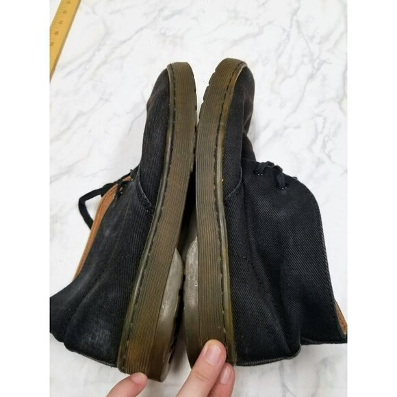 Dr. Martens Mayport Chukka Navy Dark Blue  Canvas Boots Size Mens 9 Women's 11 - Picture 10 of 12